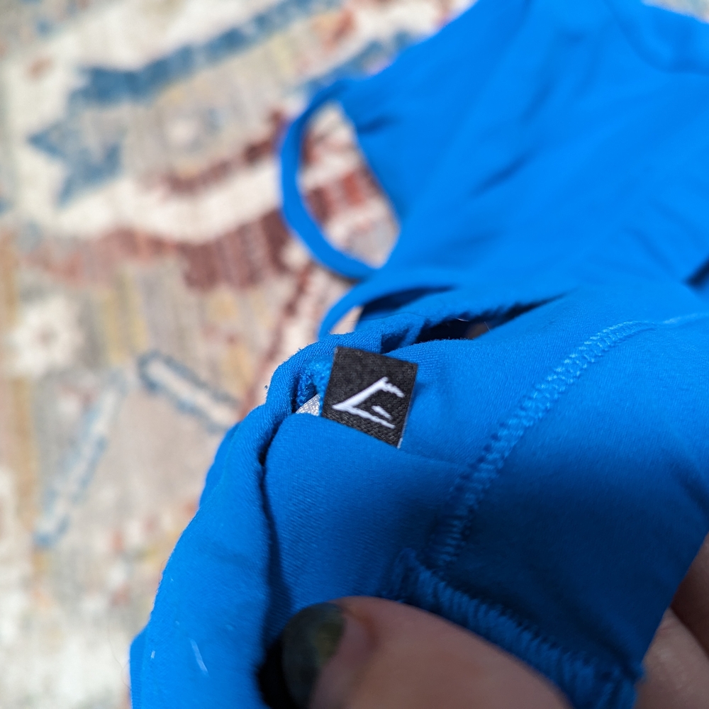 Gymshark Blue Crisscross Sports Bra - Picture 3 of 3